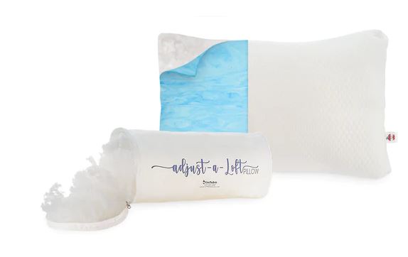 MediSports Adjustable-Loft Fiber Comfort Pillow - MediSportsUSA