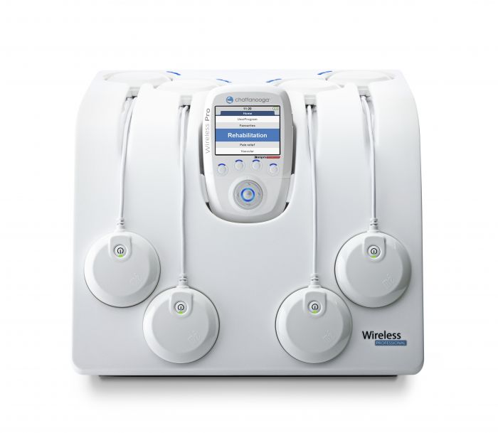 Chattanooga 4 Channel Wireless Professional Standard unit - NMES / TENS (2 remotes) - physio supplies canada