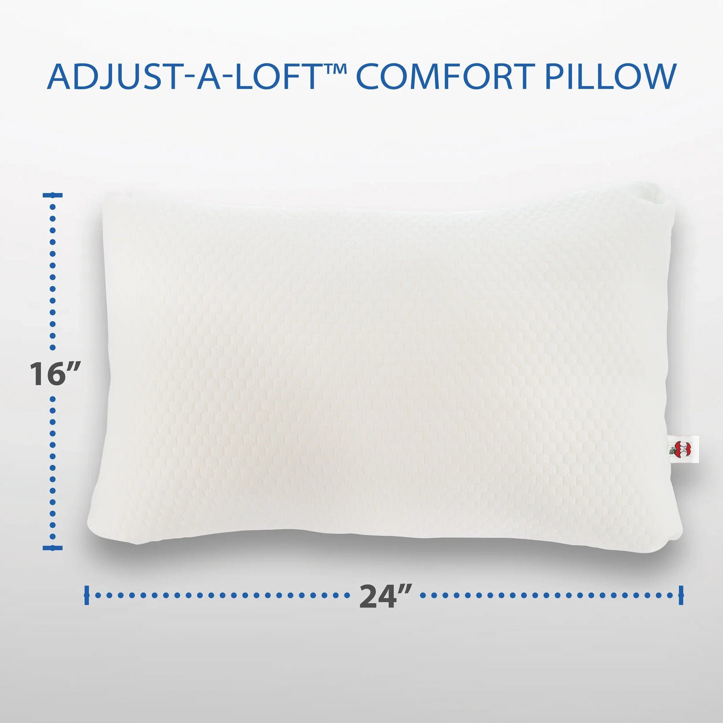 MediSports Adjustable-Loft Fiber Comfort Pillow - MediSportsUSA