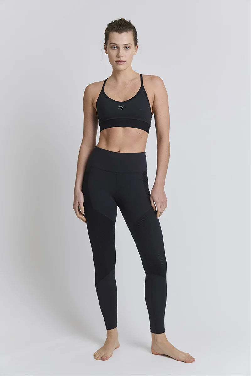 Rectoverso- Rebel Black legging - MediSportsUSA