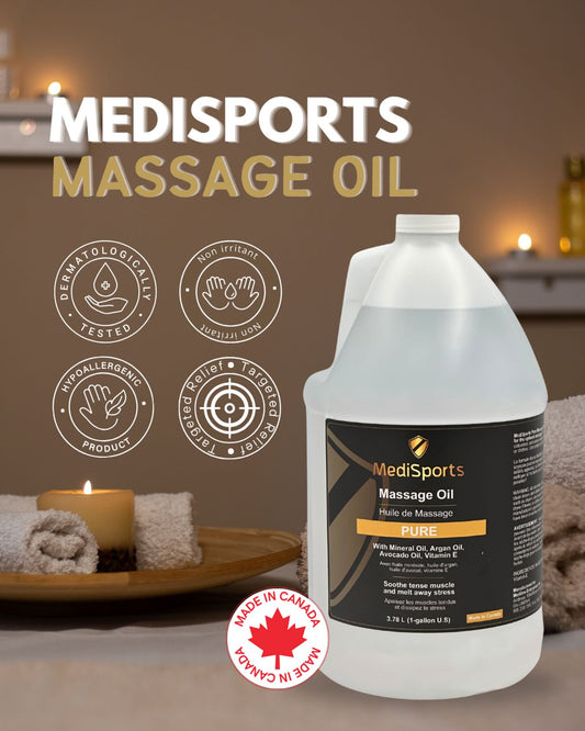 MediSports Pure Massage Oil (1 Gallon) - MediSportsUSA