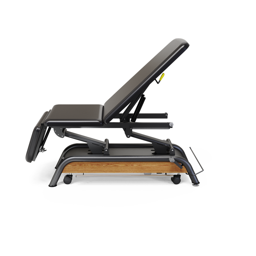 MediSports 3 Section Electric Treatment Table (Black) - MediSportsUSA