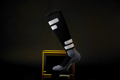 MediSports Ignite Performance Socks (20-30 mmHg) - Black/Grey - medisports