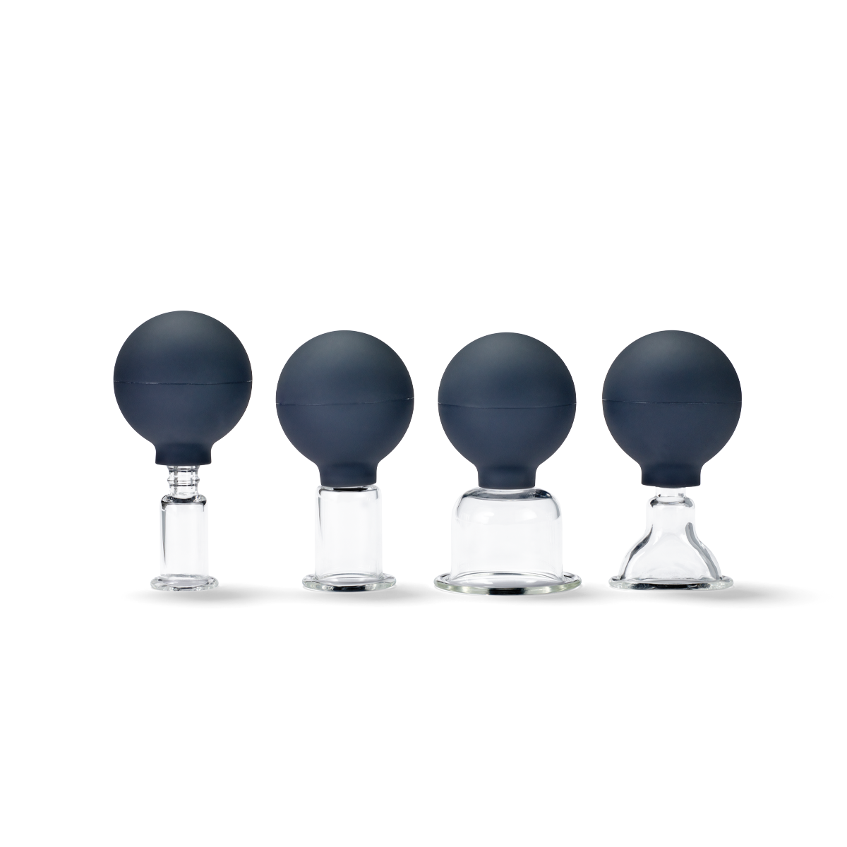 PINOFIT Massage Cups made of glass set (4 pieces) - MediSportsUSA