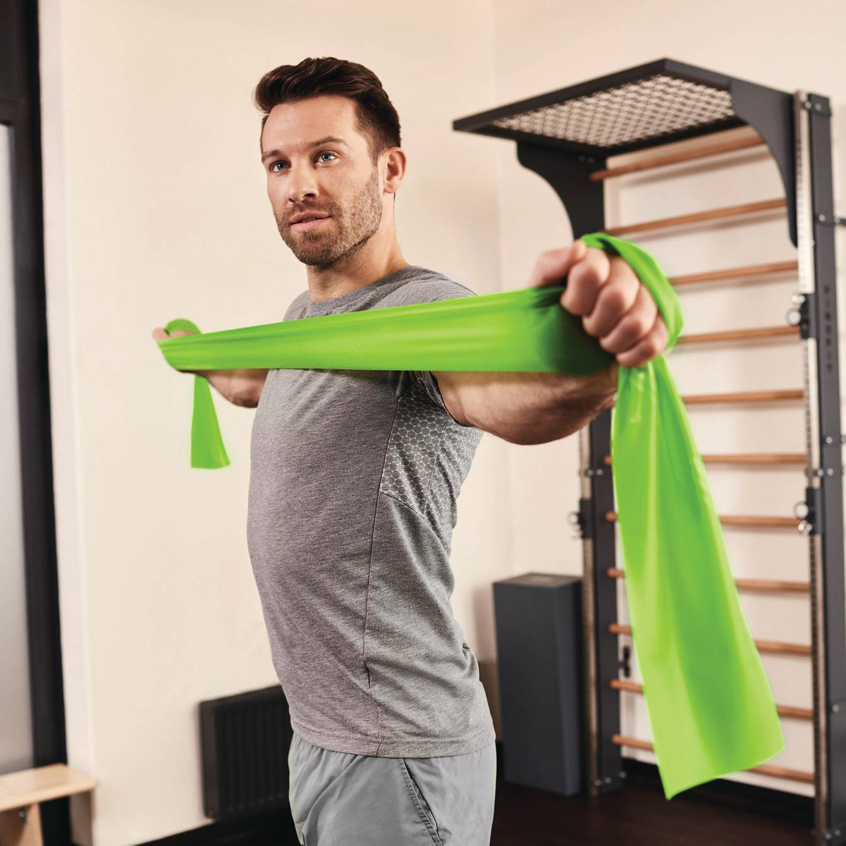 PINOFIT exercise band yellow, light resistance