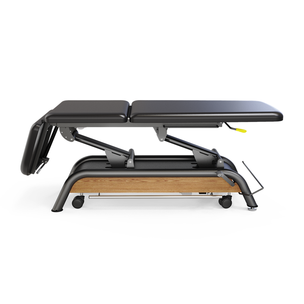 MediSports 3 Section Electric Treatment Table (Black) - MediSportsUSA
